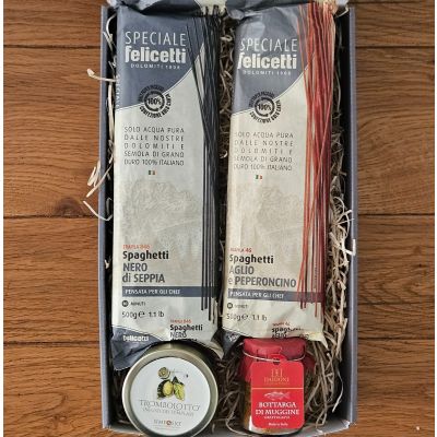 Spaghetti Bicolore al Trombolotto