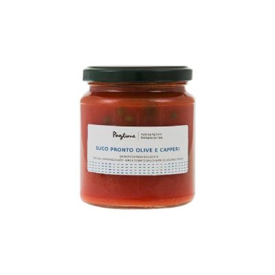 Rote Tomatensoße mit Oliven und Kapern Azienda Agricola Paglione 290 gr