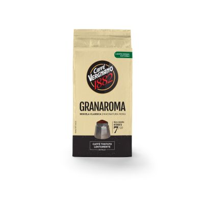 Gemahlener Kaffee Gran Aroma Miscela Classica Caffè Vergnano1882 250 gr