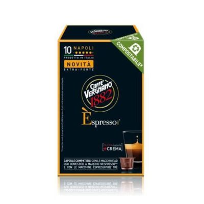 Espresso Kaffee Napoli Caffè Vergnano 1882 10 Kapseln