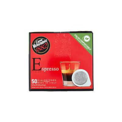 50 kompostierbare Espresso Kaffeepads Linea Retail Caffè Vergnano