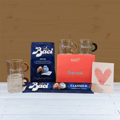"Baci in tazzina" - Regalo San Valentino con Baci® Perugina, tazzine in vetro