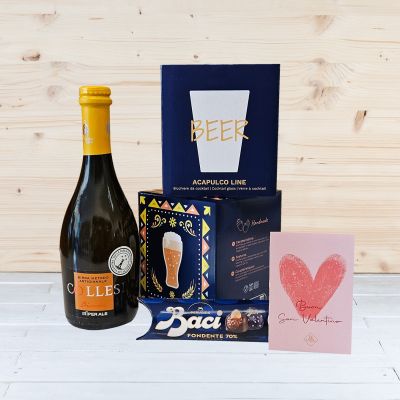 "Beer Lovers" - Regalo San Valentino con Baci® Perugina, bicchieri birra