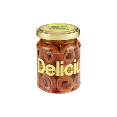 Alici Arrotolate in Olio di Oliva Delicius 145 gr