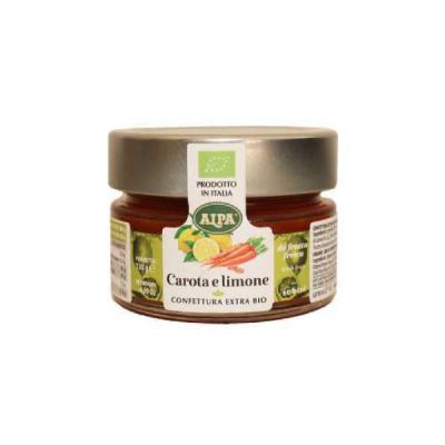 Confettura Extra Bio di Carote e Limone Alpa 130 gr 