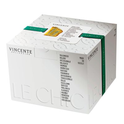 Panettone Ricoperto di Cioccolato Bianco e Pistacchio Farcito con Crema di Pistacchio Vincente Delicacies 900 gr
