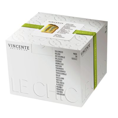 Panettone ricoperto di Cioccolato Extra Fondente farcito con Crema al Pistacchio Vincente Delicacies 900 gr