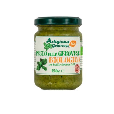 Pesto Ligure Biologico Senza Glutine Artigiana Genovese 130 gr