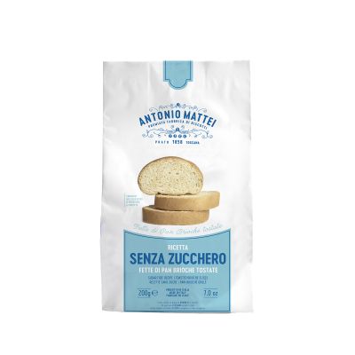 Fette di Pan Brioche Tostate Ricetta Senza Zucchero Antonio Mattei 200 gr