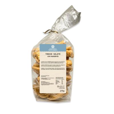 Trecce salate con Mandorle Le Bontà di Nonna Rosa 275 gr