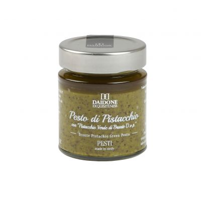 Pesto di Pistacchio con Pistacchio Verde di Bronte DOP Daidone Sicilian Exquisiteness 130 gr