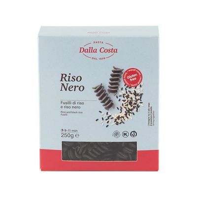 Fusilli di Riso e Riso Nero Senza Glutine Dalla Costa 250 gr