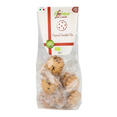 Cuori di Cioccolato Senza Glutine Bio Tifabene 200 gr