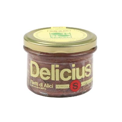 Filetti di Alici in Olio di Oliva Delicius Rizzoli 230 gr