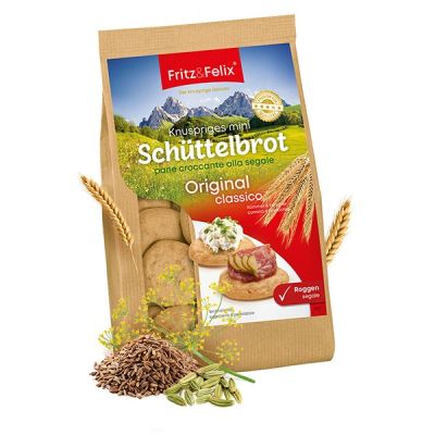Mini Schuttelbrot Classico Fritz & Felix 125 gr