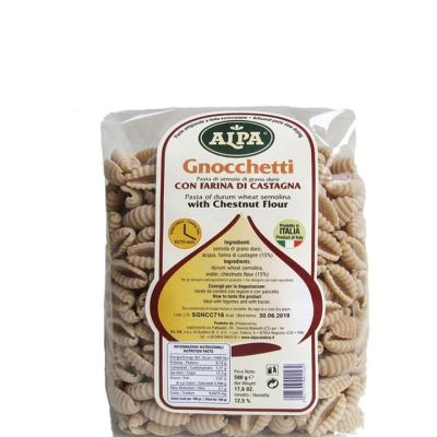 Gnocchetti con Farina di Castagna Alpa 500 gr