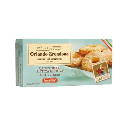 Canestrelli Antica Genova Biscottificio Orlando Grondona 100 gr