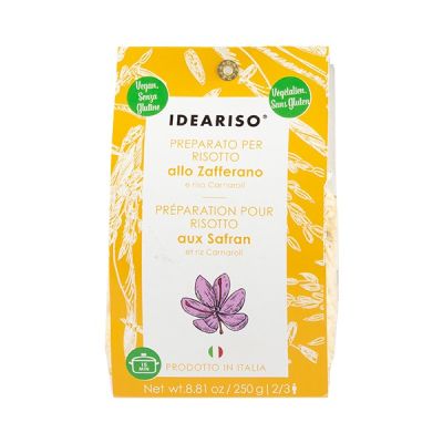Preparato per Risotto allo Zafferano e Riso Carnaroli IdeaRiso 250 g