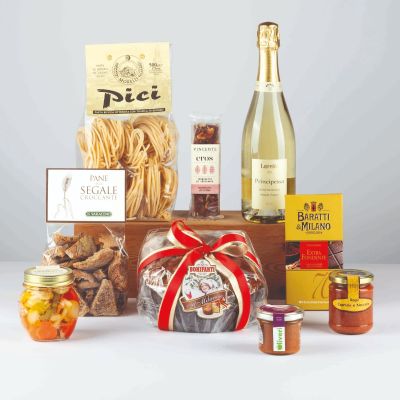 "Dolcezza di Natale" - Confezione regalo Natale con panettone milanese