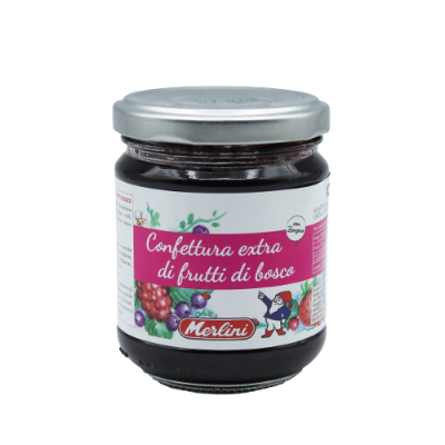 Confettura extra Frutti di Bosco Merlini 200 gr