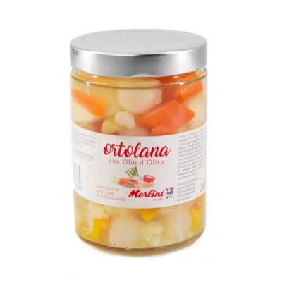 Giardiniera con Olio di Oliva Ortolana Merlini 525 gr