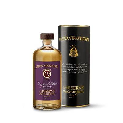 Grappa Stravecchia di Malvasia invecchiata 19 anni - Le Riserve Magnoberta 70 cl