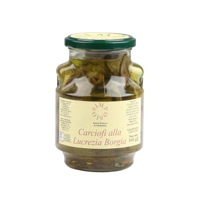 Carciofi alla Lucrezia Simposio 580 gr