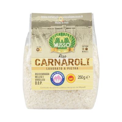 Riso Carnaroli D.O.P. Azienda Agricola Musso 250 gr