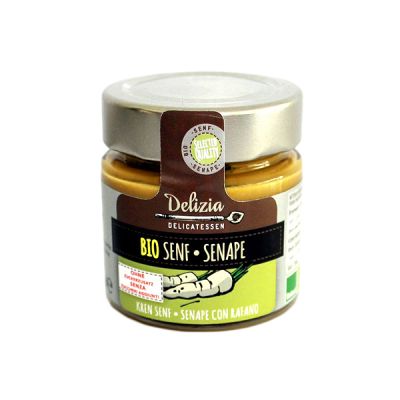 Senape Bio con Rafano Delizia Delicatessen 130 ml