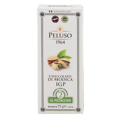 Cioccolato di Modica IGP al Pistacchio Peluso 75 gr