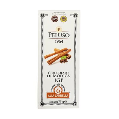 Cioccolato di Modica IGP alla Cannella Peluso 75 gr
