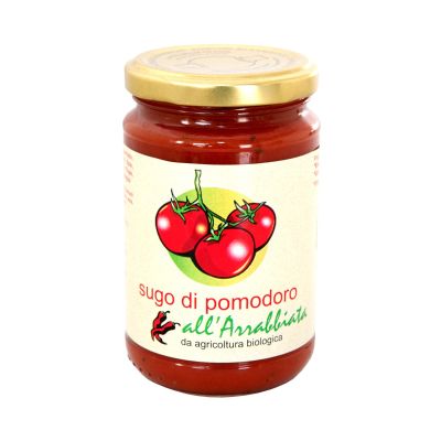 Sugo di Pomodoro all'Arrabbiata Bio Toscana in tavola 290 gr