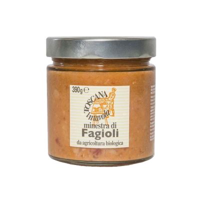 Minestra di Fagioli Biologica Toscana in tavola 390 gr