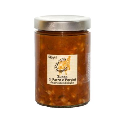 Zuppa di Farro e Funghi Porcini Bio Toscana in Tavola 540 gr
