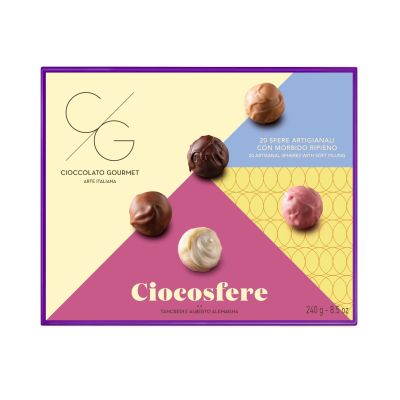 Ciocosfere Cioccolatini ripieni assortiti Cioccolato Gourmet gr 240