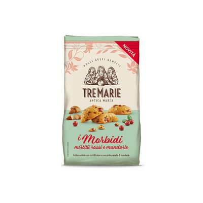 Biscotti di Frolla Mirtilli Rossi e Mandorle I Morbidi Tre Marie 300 gr