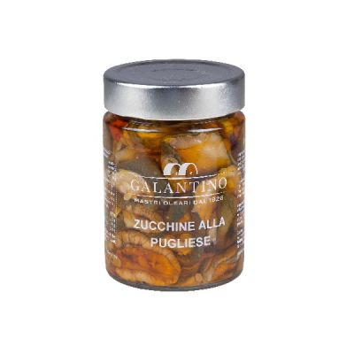 Zucchine alla pugliese in olio extra vergine di oliva Frantoio Galantino 320 gr
