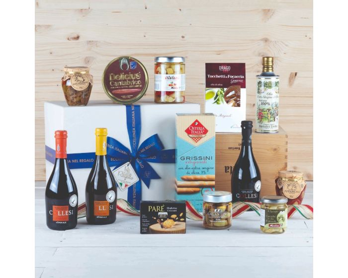 Geschenkpackung mit Collesi-Bier