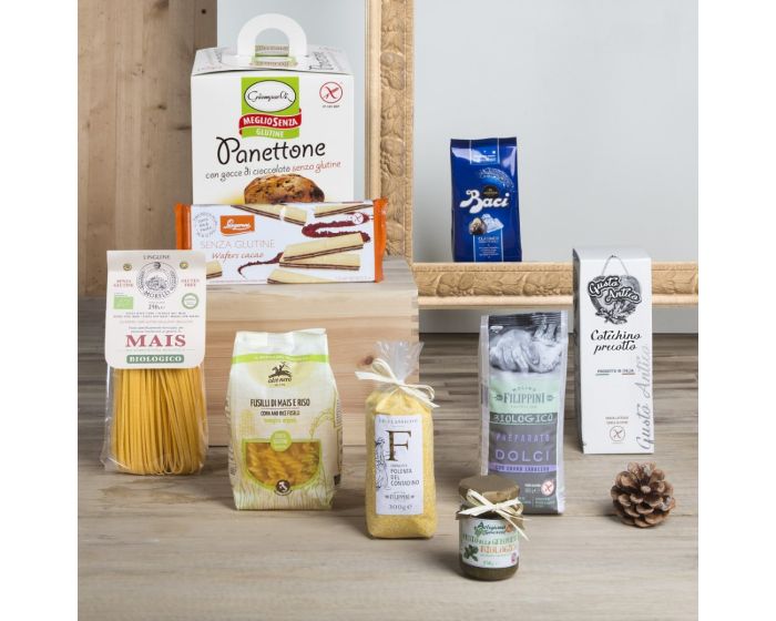 Cesto alimentare Natalizio Senza Glutine