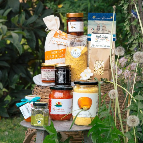 Cesto regalo I Biodiversi Fuoco
